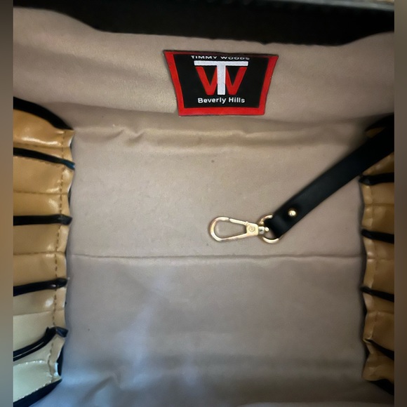 *NWOT* TIMMY WOODS of Beverly Hills (Renee Collection) Round Satchel Handbag - Picture 8 of 8